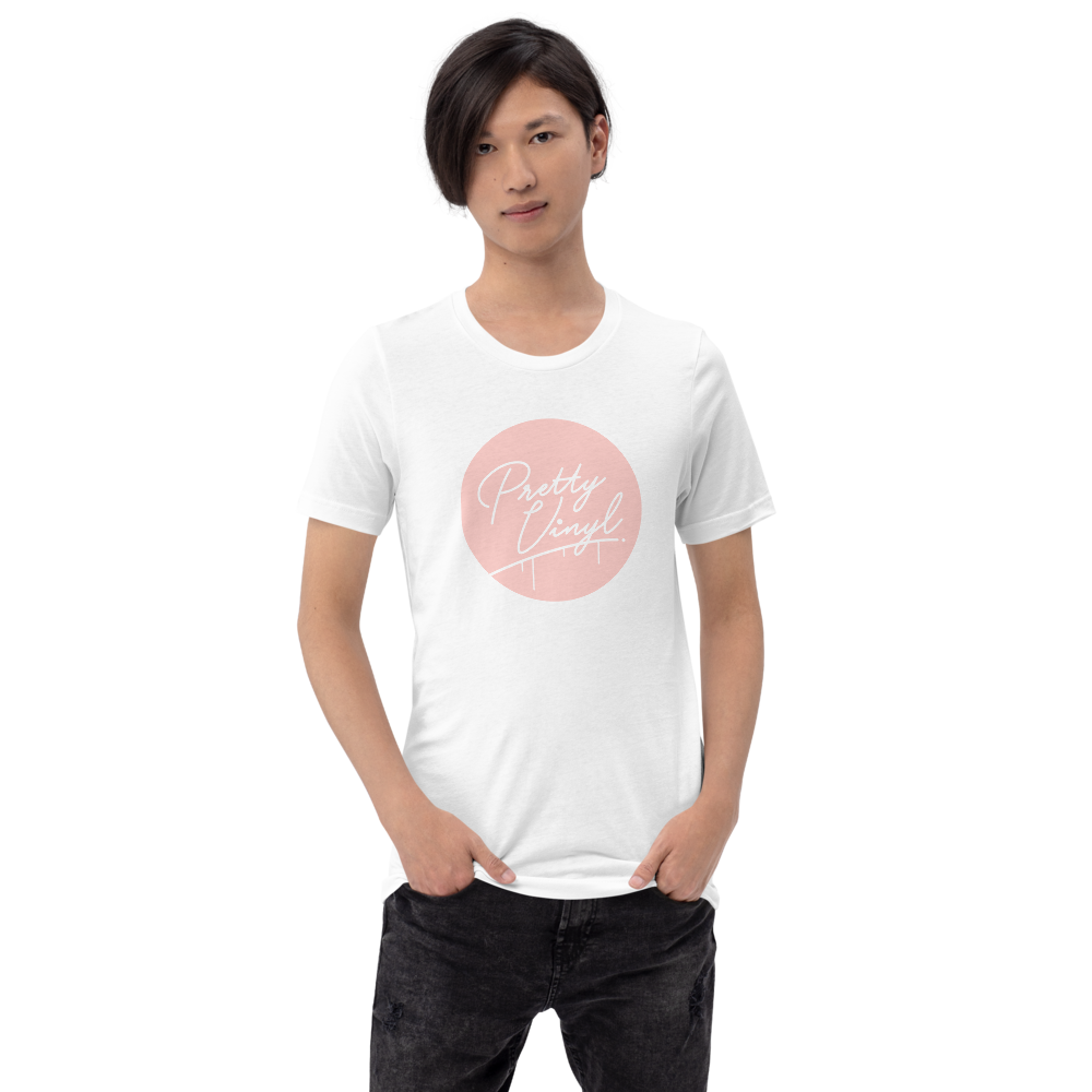 Record Logo Pink - Short-Sleeve Unisex T-Shirt